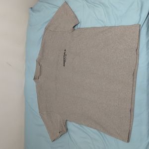 Fear Of God Essentials T shirt men size S dark Oatmeal